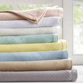 Liquid Cotton Super Soft Lightweight Blanket - Full/Queen Seafoam - Cozy & Breathable Bedding