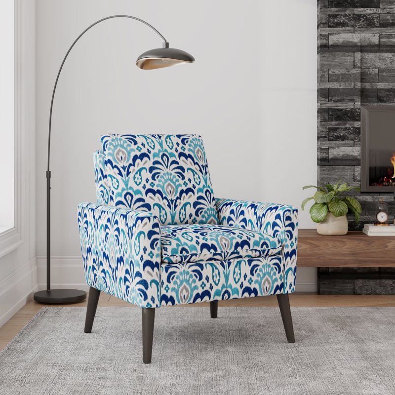 Mid-Century Modern Small Space Armchair - Multiple Colors