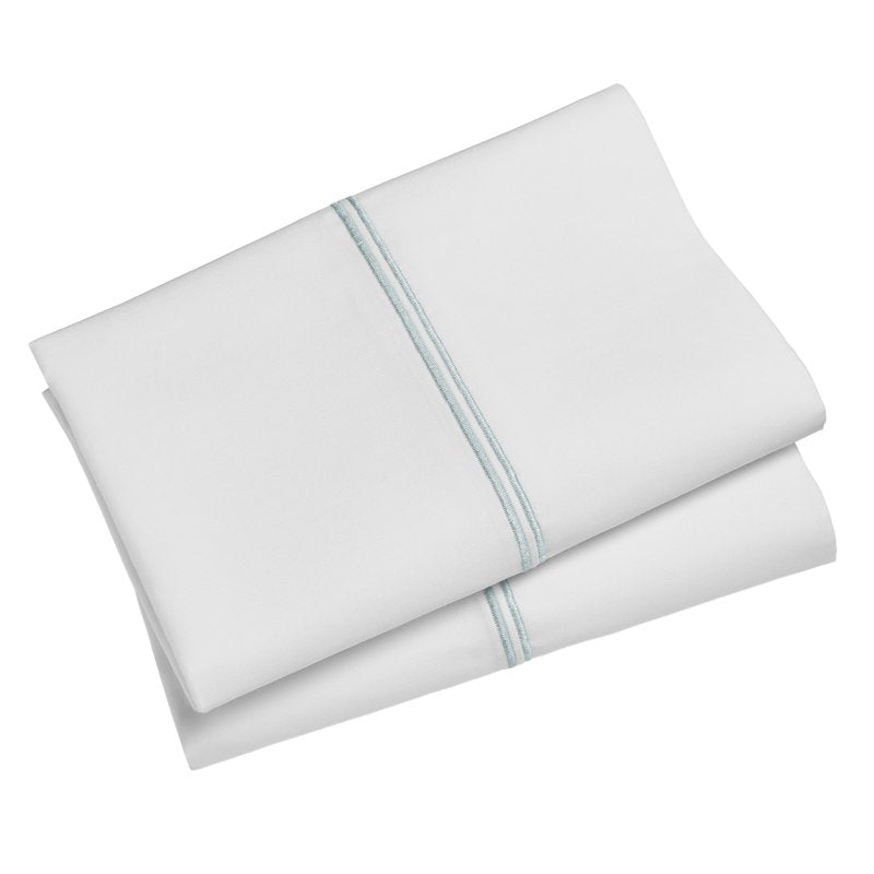 Gypsum/SS Single Standard Queen Pillowcases Set - 300 Thread Count Pima Cotton