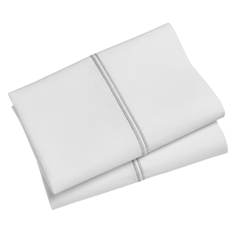 Gypsum Silver Hotel Style 300 Thread Count Pillowcases - Standard/Queen, 2 Pack