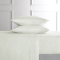 Hotel Style 4-Piece White Lyocell & Linen Bed Sheet Set - King