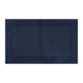 Hotel Style Egyptian Cotton Reversible Bath Rug - Blue, 21 x 34 Inches