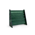 Kids Bookcase with 4 Tiers and Fabric Storage Pockets - Army Green Camo