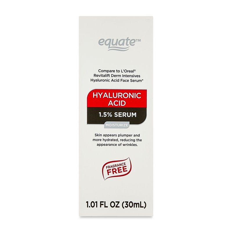 Hyaluronic Acid Face Serum, 1.5% Hydrating Skin Treatment, 1.01 fl oz
