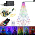 400LED Christmas Tree String Lights Waterproof Multi-Mode App Control Waterfall Lights