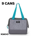Insulated Softside Cooler Bag - 9 Can Capacity, Gray