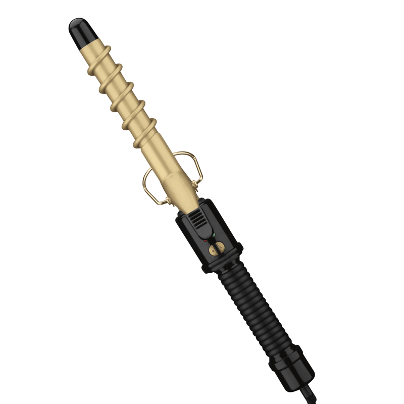 ¾" Curling Iron for Textured Hair - Instant Heat, Spiral Barrel