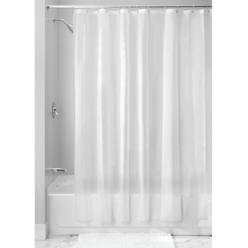 Frost Clear Shower Curtain Liner - 54 x 78 Inches, 5.5 Gauge, Mold Resistant