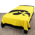 Full Size Iowa Hawkeyes Reversible Duvet Cover & Summer Blanket - 80x90