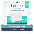 Sensitive Skin Bar Soap - Fragrance Free, 3.17 oz, 12 Count Pack