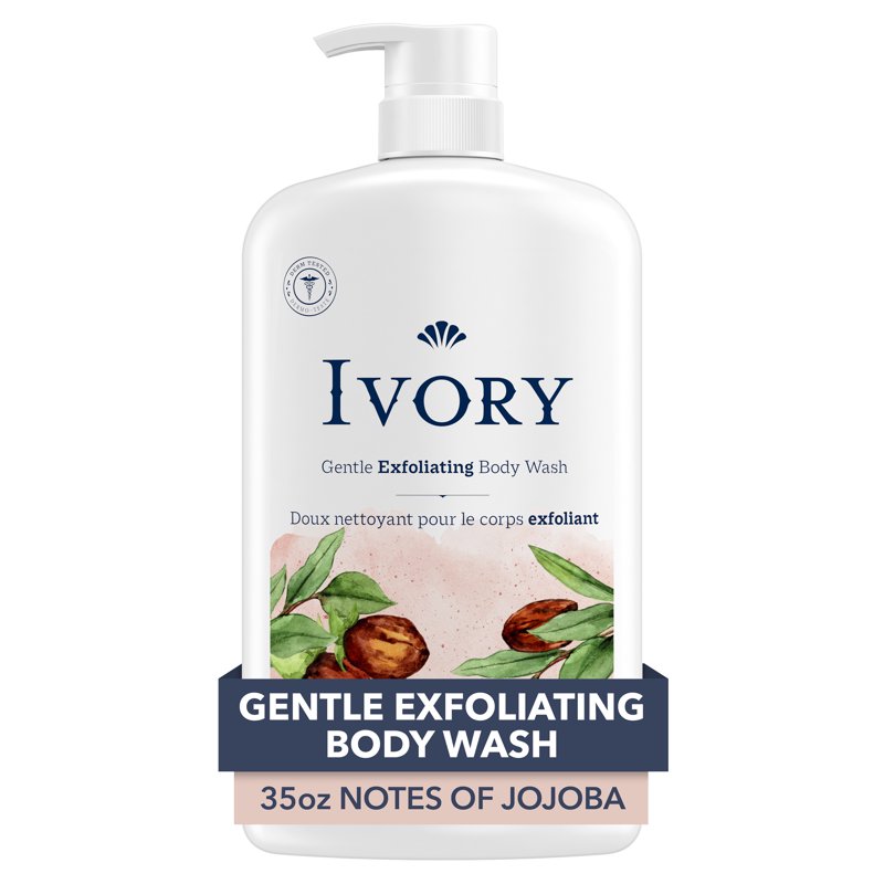 Gentle Exfoliating Body Wash with Jojoba Scent - 35oz
