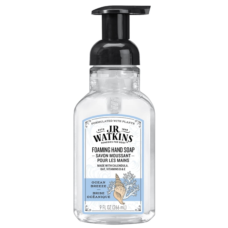 Foaming Hand Soap, Ocean Breeze Scent, Moisturizing Plant-Based Wash, 9 fl oz