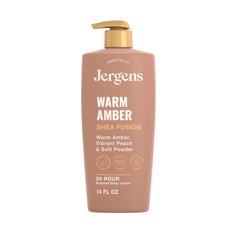 Shea Fusion Warm Amber Scented Body Lotion for Dry Skin