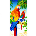 Parrots Cotton Beach Towel - Soft & Quick-Dry Pool Towel, 28x58 Inches, Perfect for Beach & Swimming