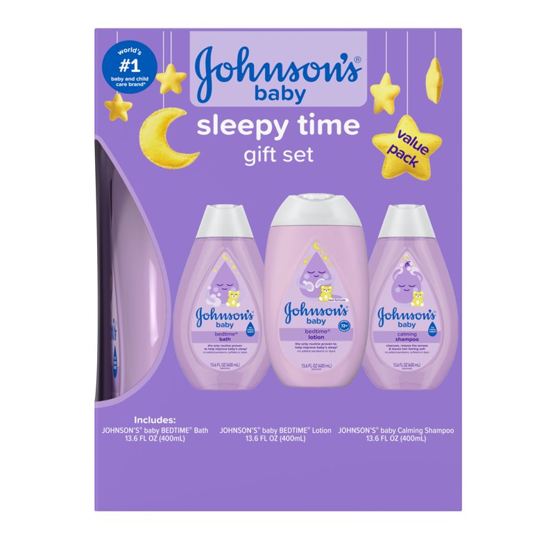Baby Sleepy Time Relaxing Gift Set - 3-Piece Bedtime Essentials