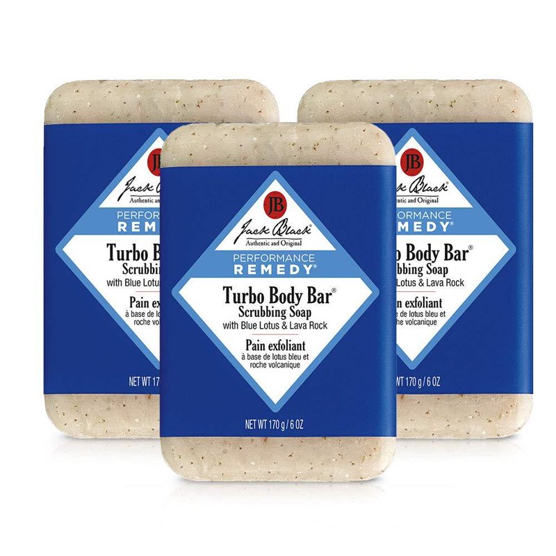 Exfoliating Body Scrub Bar Soap with Lava Rock and Shea Butter, 6 oz (3 Pack)