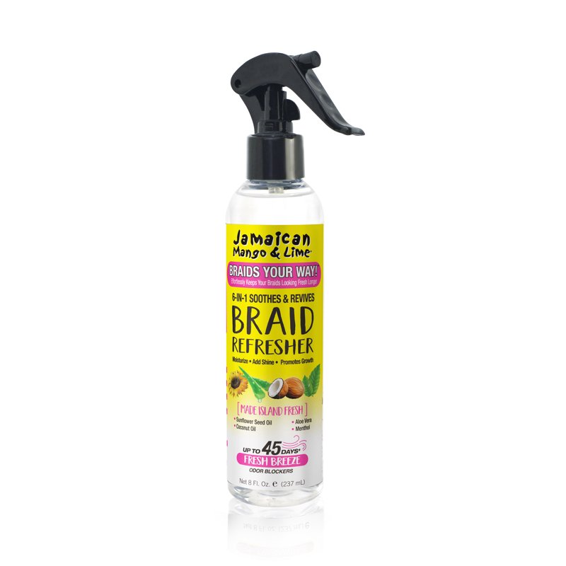 Braid Refresher Spray - Jamaican Mango & Lime 6-in-1 for Braids