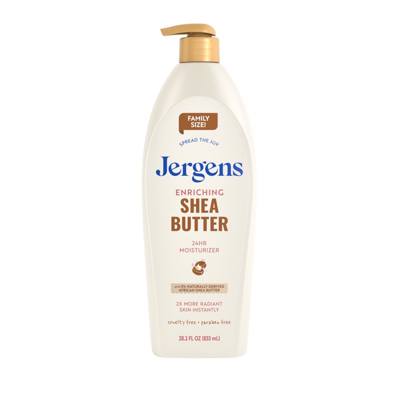 Jergens Shea Butter Hand and Body Lotion, Dry Skin Moisturizer,
