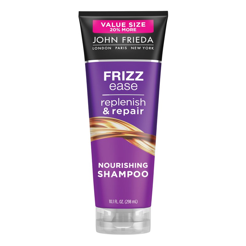 Anti-Frizz Shampoo for Damaged Hair - Nourishing Argan Oil, 10.1 oz
