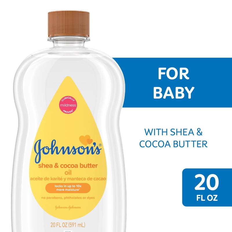 Baby Moisturizing Oil with Shea & Cocoa Butter - 20 oz
