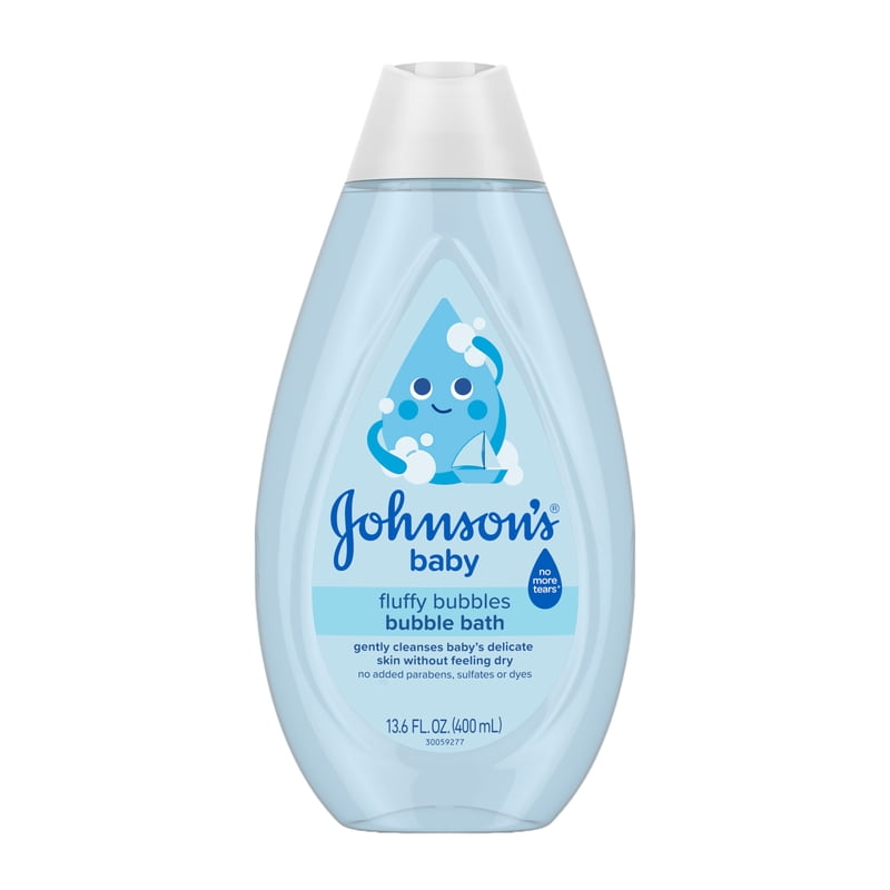 Hypoallergenic Baby Bubble Bath - Fluffy Bubbles, 13.6 fl oz