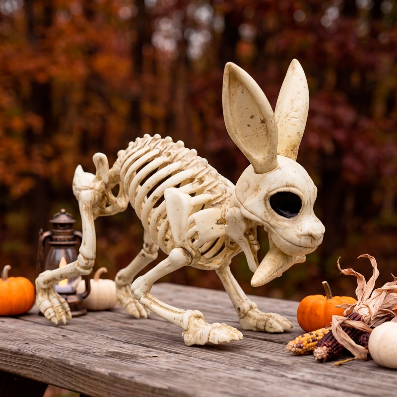 Joyfy Rabbit Skeleton - Animal Skeleton Model for Education & Decor - Rabbit Variation