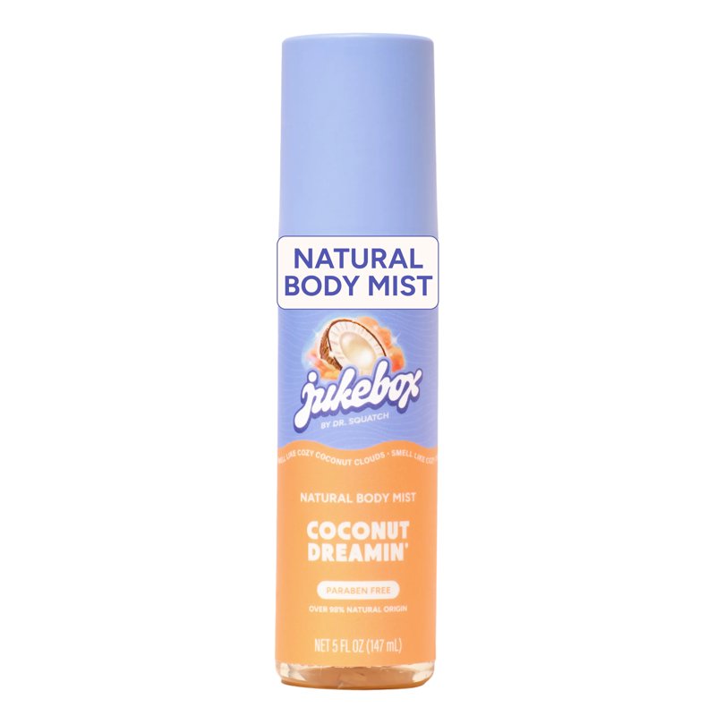 Coconut Dreamin' Natural Body Mist - Hydrating Fragrance Spray, 5 fl Oz