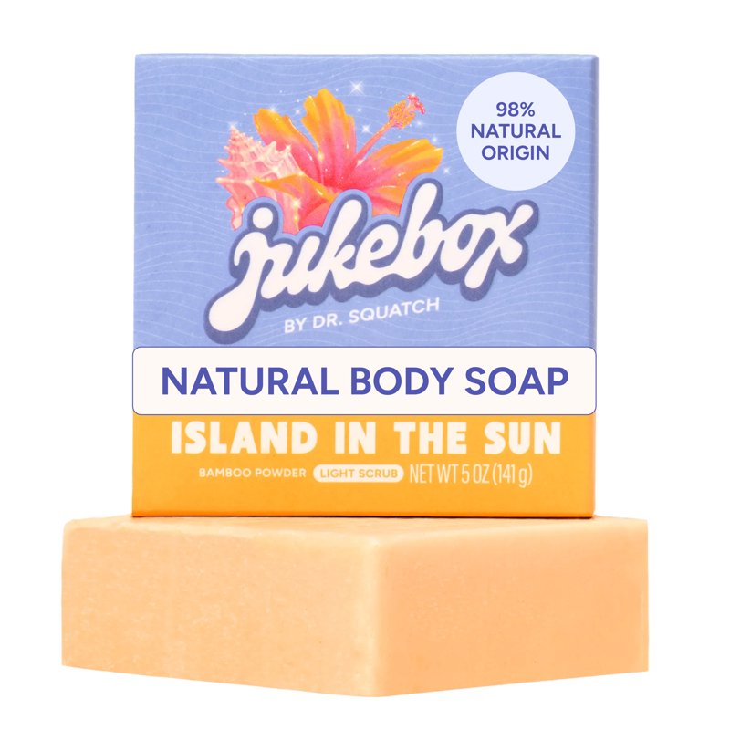 Natural Bar Soap for Women - Island in the Sun Scented Body Wash, 5 Oz