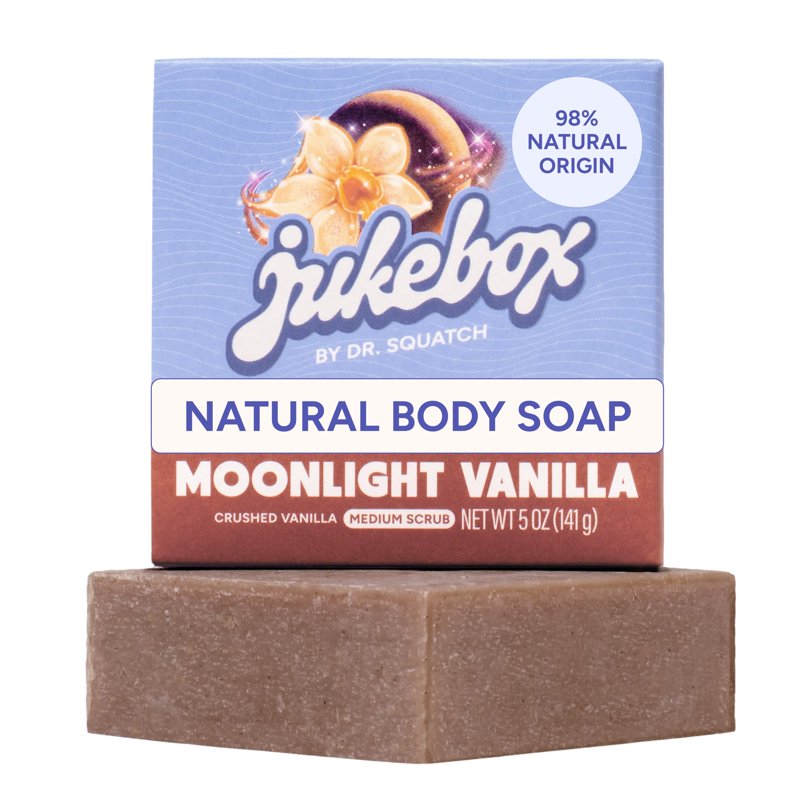 Natural Body Soap Bar for Women - Moonlight Vanilla, 5 Oz