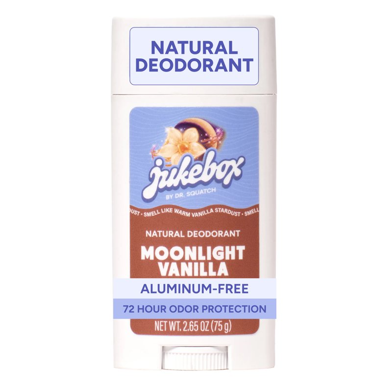 Natural Deodorant Stick for Women, Aluminum-Free 72-Hour Protection, Moonlight Vanilla, 2.65 Oz