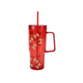 30oz Tumbler with Straw - Just Feed Me Pasta Design
