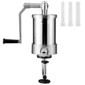 Stainless Steel Vertical Sausage Stuffer - 1.5L Manual Meat Filler