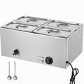 24QT Electric Food Warmer with Adjustable Temperature Control - Stainless Steel