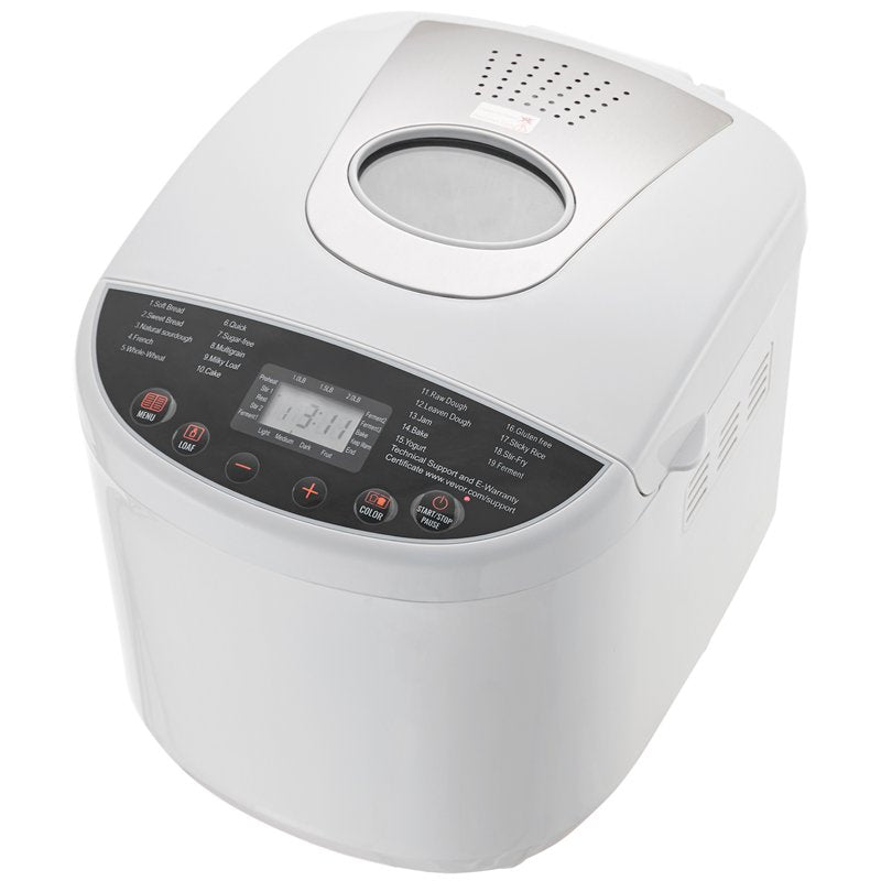Automatic Bread Maker - 2LB 19-in-1 Programmable Bread Machine with Ceramic Pan