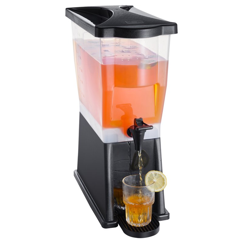 3-Gallon Plastic Beverage Dispenser with Stand and Spigot