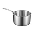 4 QT Stainless Steel Saucepan with Glass Lid - Induction & Oven Safe Pot