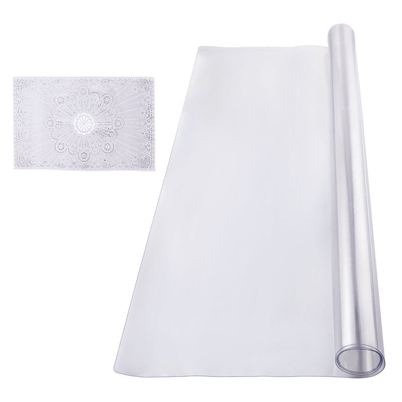 Clear PVC Desk Protector - 36 x 48 Inch, 1.5mm Thickness
