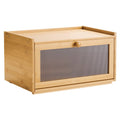Bamboo Bread Storage Box - Large Capacity Rectangle Design