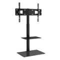 Rotating Mobile TV Stand for 32-65 Inch TVs with Adjustable Height
