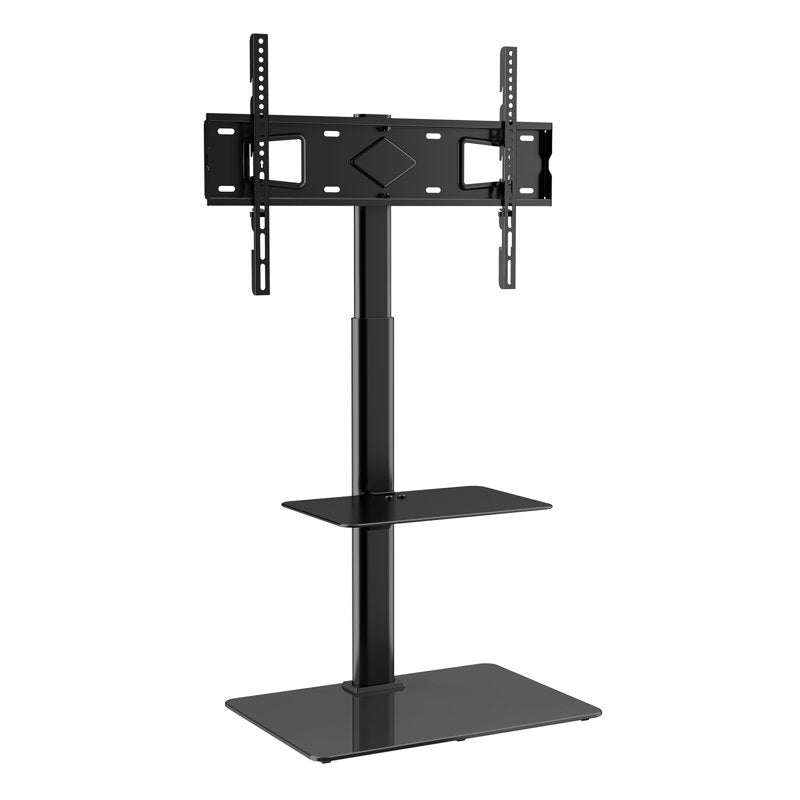 Rotating Mobile TV Stand for 32-65 Inch TVs with Adjustable Height