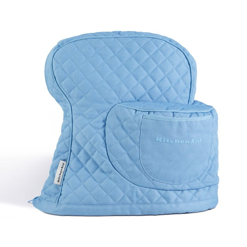 Fitted Stand Mixer Cover with Storage Pocket - Blue Velvet