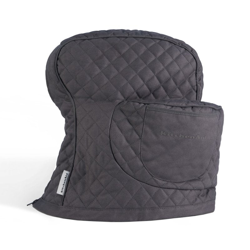 Fitted Tilt-Head Stand Mixer Cover with Storage Pocket - Charcoal Gray