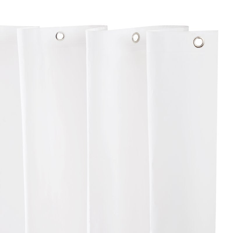 Heavyweight Eco-Friendly PEVA Shower Curtain Liner with Rust-Resistant Grommets - White, 70x72 Inches