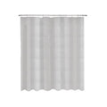 Kenney Medium Weight Embossed PEVA Shower Curtain Liner - Gray, 70x72 Inches