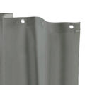 Kenney Medium Weight PEVA Shower Curtain Liner 70x72 Inches, Gray, Waterproof & Odorless