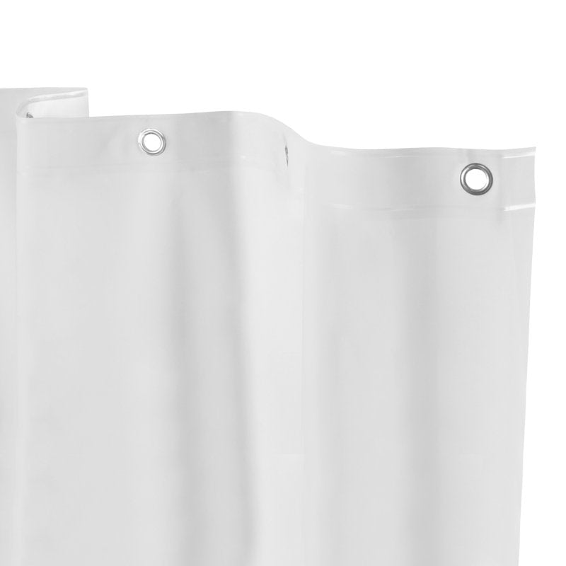 Kenney Microban Protected Medium Weight PEVA Shower Liner - Frosted 70x72 Inches