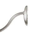 Adjustable Curved Shower Curtain Rod 57-72 Inch Rust-Resistant Steel No Tools