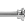Adjustable Shower Curtain Rod 42-72 Inches Rust-Resistant Steel No Tools Installation