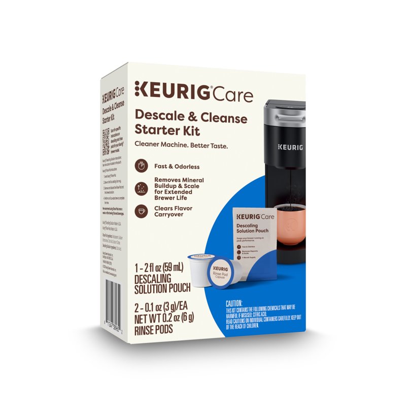 Descale & Cleanse Starter Kit for Keurig Coffee Makers