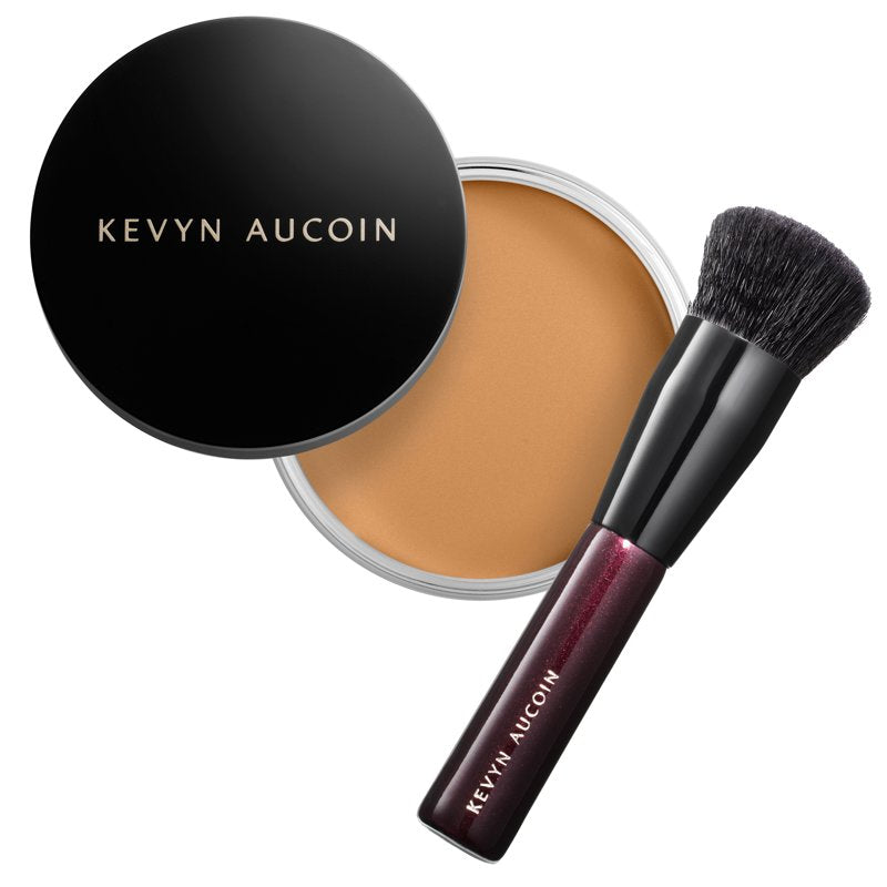 Foundation Balm with Brush - Full Coverage, Hydrating Formula